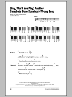 (Hey, Won't You Play) Another Somebody Done Somebody Wrong Song von Chips Moman (Download) 
