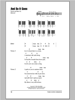 And So It Goes von Billy Joel (Download) 
