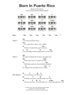Born In Puerto Rico von Paul Simon (Download) 