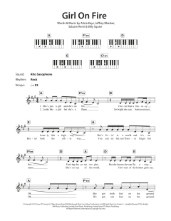 Girl On Fire von Alicia Keys (Download) 