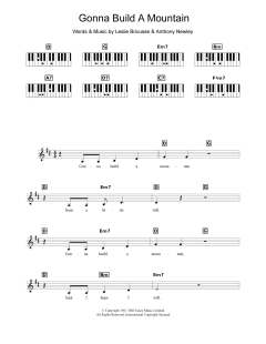 Gonna Build A Mountain von Leslie Bricusse (Download) 