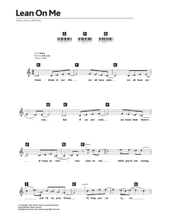 Lean On Me von Bill Withers (Download) 