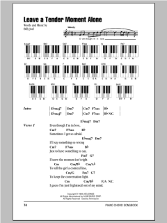 Leave A Tender Moment Alone von Billy Joel (Download) 