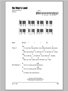 No Man's Land von Billy Joel (Download) 