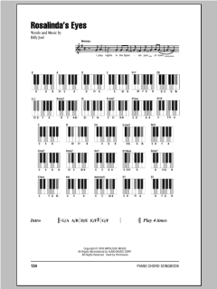 Rosalinda's Eyes von Billy Joel (Download) 