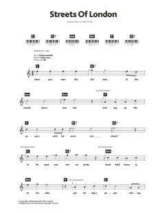 Streets Of London von Ralph McTell (Download) 