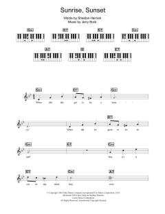 Sunrise, Sunset von Jerry Bock (Download) 