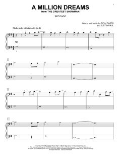 A Million Dreams von Benj Pasek (Download) 