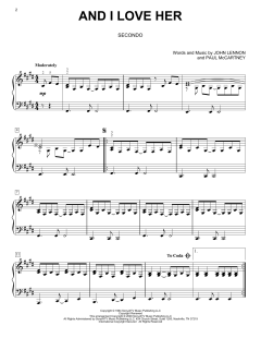 And I Love Her von The Beatles (Download) 