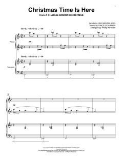 Christmas Time Is Here von Lee Mendelson (Download) 