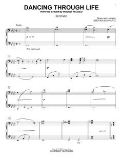 Dancing Through Life von Stephen Schwartz (Download) 