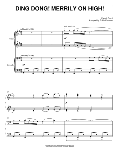 Ding Dong! Merrily On High! von Traditional (Download) 