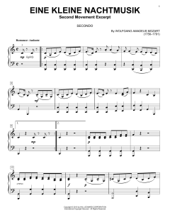 Eine Kleine Nachtmusik von Wolfgang Amadeus Mozart (Download) 