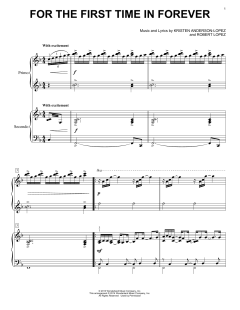 For The First Time In Forever von Robert Lopez (Download) 