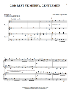 God Rest Ye Merry, Gentlemen von Joseph M. Martin (Download) 