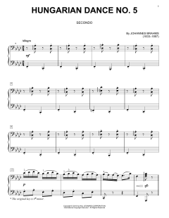 Hungarian Dance No. 5 von Johannes Brahms (Download) 