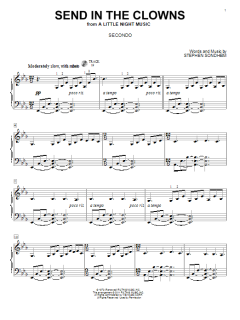 Send In The Clowns von Stephen Sondheim (Download) 