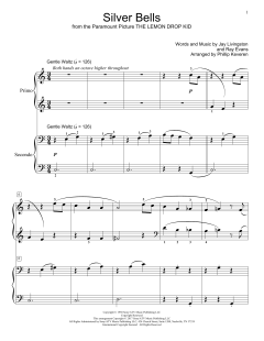 Silver Bells von Ray Evans (Download) 