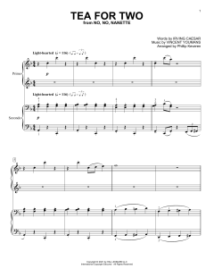 Tea For Two von Irving Caesar (Download) 