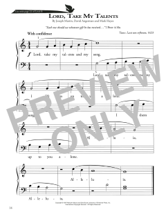 Lord, Take My Talents von Mark Hayes (Download) 