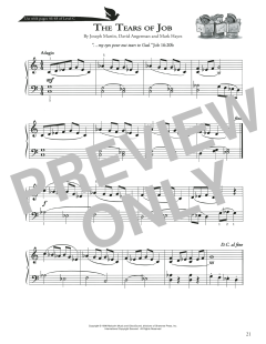 The Tears Of Job von Mark Hayes (Download) 