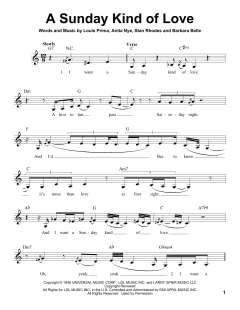 A Sunday Kind Of Love von Reba McEntire (Download) 