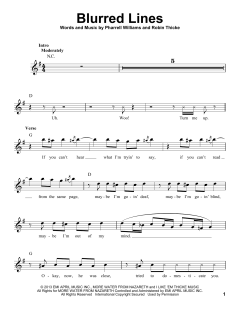 Blurred Lines von Robin Thicke (Download) 