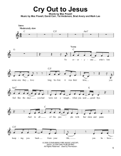 Cry Out To Jesus von Third Day (Download) 