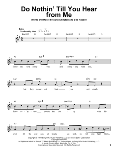 Do Nothin' Till You Hear From Me von Bob Russell (Download) 