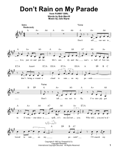 Don't Rain On My Parade von Jule Styne (Download) 