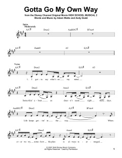 Gotta Go My Own Way von Andy Dodd (Download) 