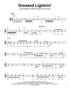 Greased Lightnin' von Jim Jacobs (Download) 