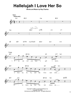 Hallelujah, I Love Her So von Ray Charles (Download) 