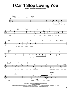 I Can't Stop Loving You von Don Gibson (Download) 