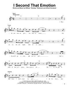 I Second That Emotion von Alfred Cleveland (Download) 