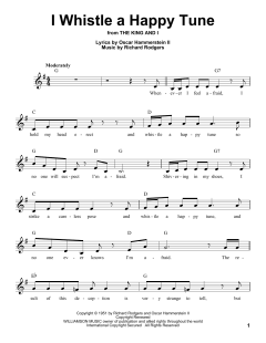 I Whistle A Happy Tune von Richard Rodgers (Download) 