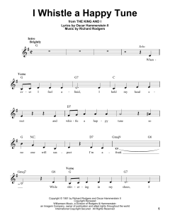 I Whistle A Happy Tune von Richard Rodgers (Download) 