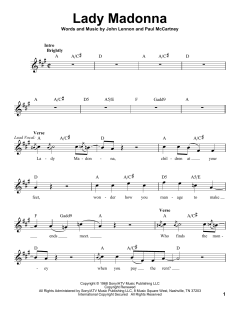 Lady Madonna von The Beatles (Download) 