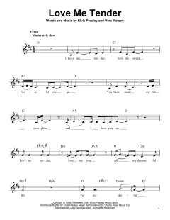 Love Me Tender von Elvis Presley (Download) 