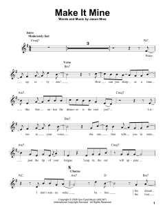 Make It Mine von Jason Mraz (Download) 