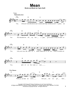Mean von Taylor Swift (Download) 