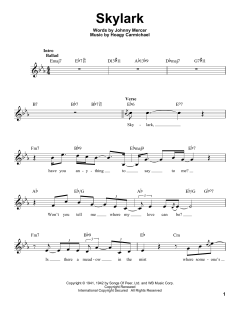 Skylark von Johnny Mercer (Download) 
