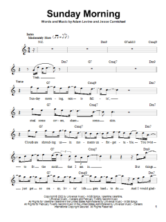 Sunday Morning von Maroon 5 (Download) 