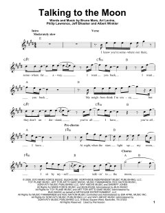 Talking To The Moon von Bruno Mars (Download) 