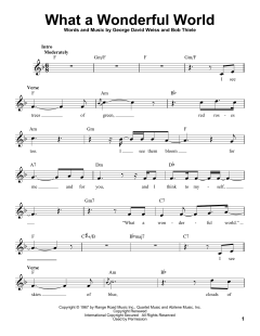 What A Wonderful World von Louis Armstrong (Download) 