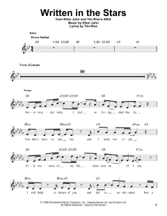 Written In The Stars von Tim Rice (Download) 