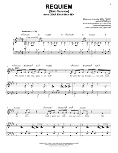 Requiem von Benj Pasek (Download) 