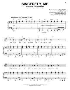 Sincerely, Me von Benj Pasek (Download) 