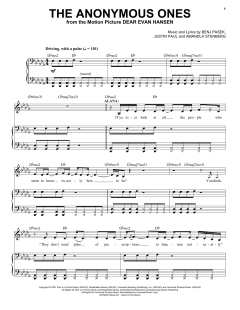 The Anonymous Ones von Benj Pasek (Download) 