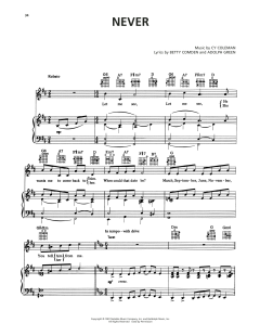 Never von Cy Coleman (Download) 